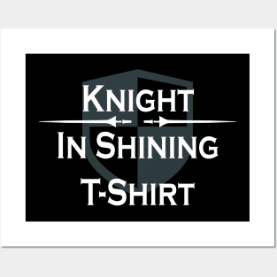 Renaissance Faire Knight in Shining T Shirt Posters and Art